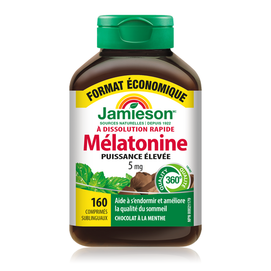 Melatonin 5mg Fast-Dissolve Tablets, Value Pack (160 Count)