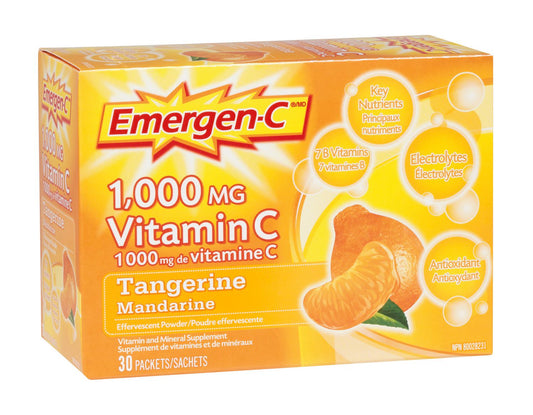 Tangerine Immune Support Vitamin C Drink Mix, 30 Pack