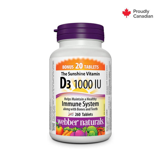 Vitamin D3 1000 IU Tablets, 260 Count