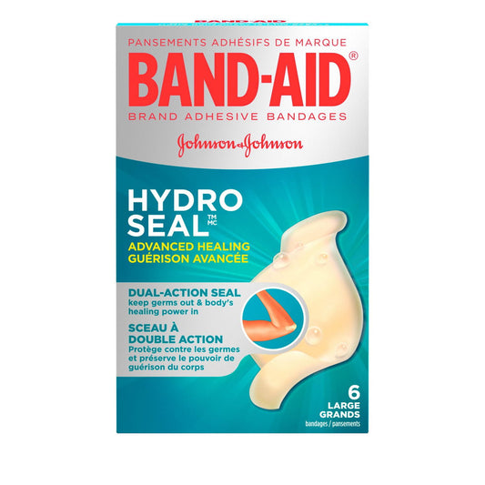 Hydro Seal Advanced Large Waterproof Bandages, 6 Pack