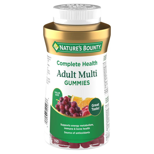 NATURE'S BOUNTY ADULT VS 150 GUMMIES 12'S