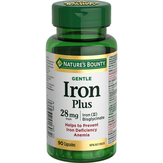 Gentle Iron Bisglycinate Capsules 90 Count