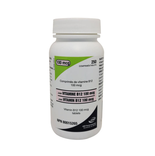 Vitamin B12 100mcg Tablets, 250 Count