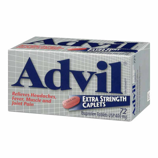 Advil Extra Strength Caplets 400mg - 72 Count