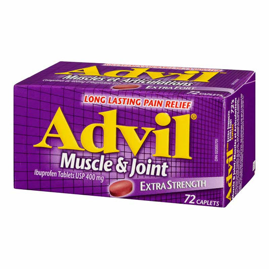 Advil Muscle & Joint Extra Strength Caplets 400mg - 72 Count