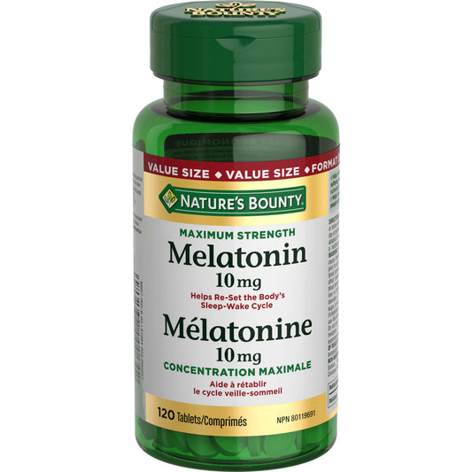 Melatonin 10mg Tablets, 120 Count