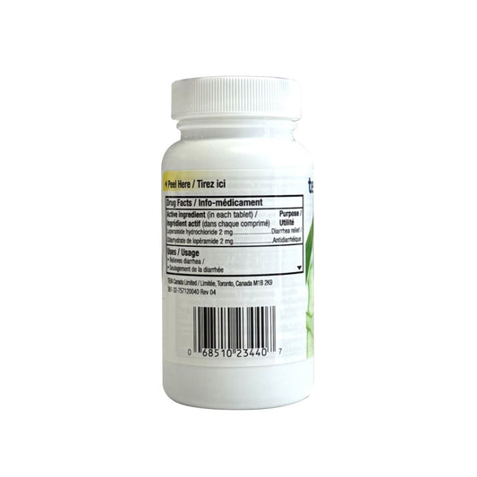 Loperamide 2mg Tablets, 100 Count