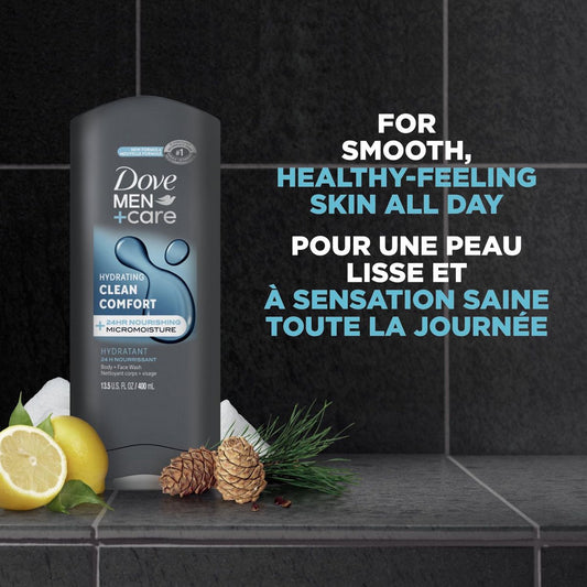 Men+Care Clean Comfort Body & Face Wash 400ml