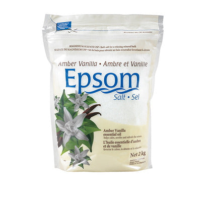 Epsom Bath Salts Amber & Vanilla 2kg