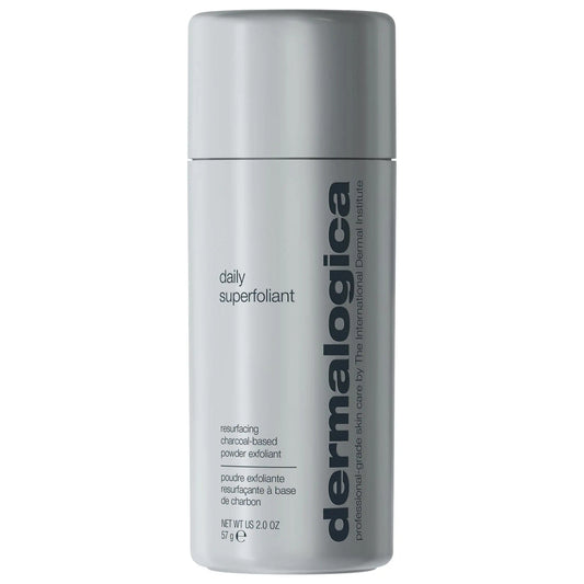 Daily Superfoliant — Advanced AHA + Niacinamide Powder Exfoliant | Anti-Pollution | Activated Charcoal | Resurfaces & Detoxifies Skin