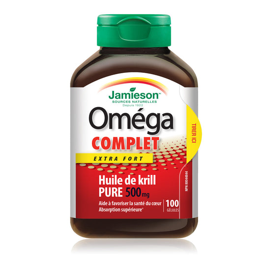 Omega Complete Super Krill Oil 500mg Softgels (100 Count)