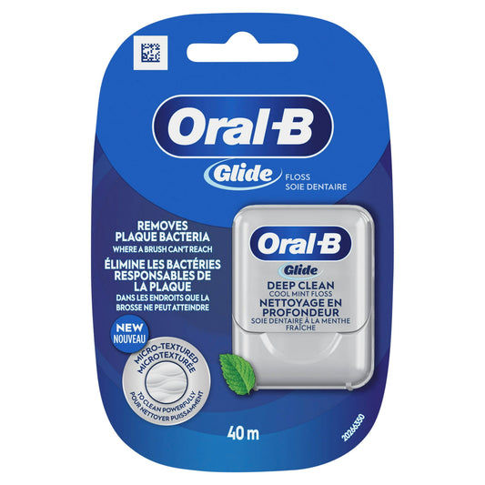 Glide Deep Clean Mint Dental Floss, 40m