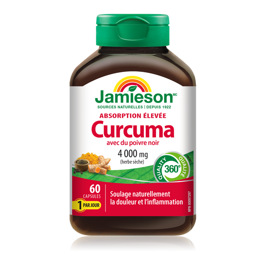 High Absorption Turmeric with Black Pepper 4000mg - 60 Capsules