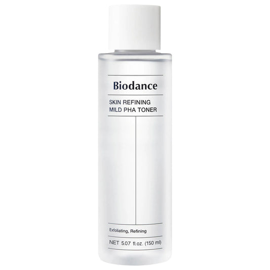Skin Refining Mild PHA Toner with 8% PHA for Gentle Exfoliation