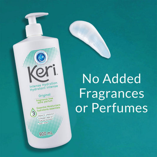 Keri Fragrance Free Moisturizing Body Lotion 900ml