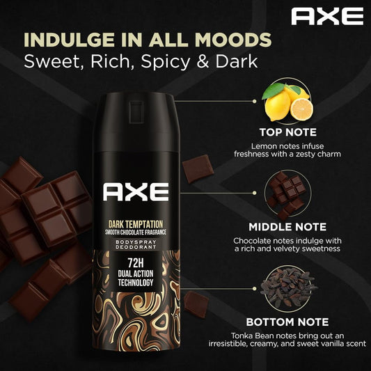 Dark Temptation Body Spray for Men 155ml