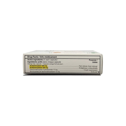 Cold & Flu Day and Night Relief Combo Pack 24 Capsules
