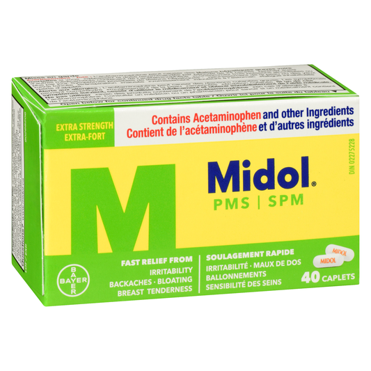 Midol PMS Complete Caffeine-Free Tablets 40 Count