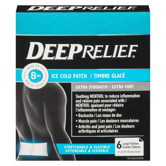 Extra Strength Cold Pain Relief Patches, 6-Pack
