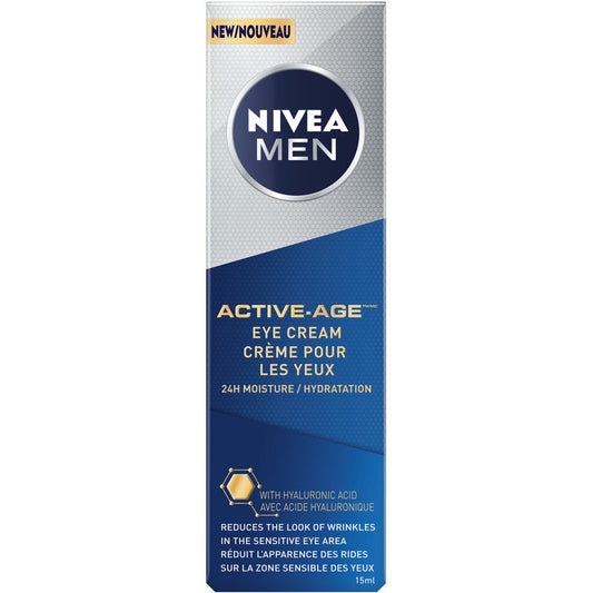 Men's Anti-Age Eye Cream with Hyaluronic Acid 15ml