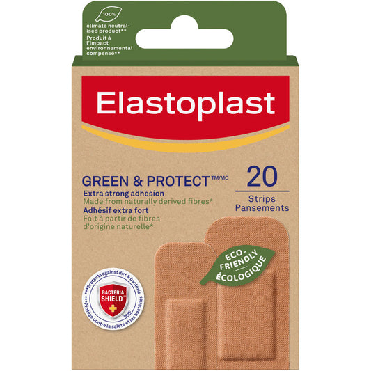 Green & Protect Eco-Friendly Plaster Strips 20-Pack