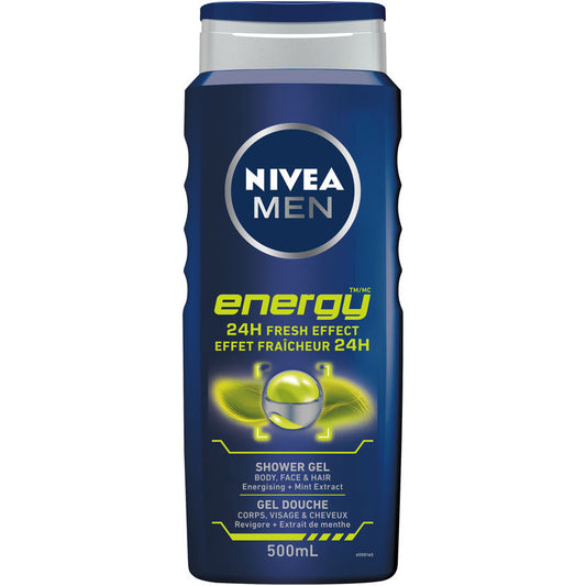 Men's Energy Body Wash with Mint 500ml