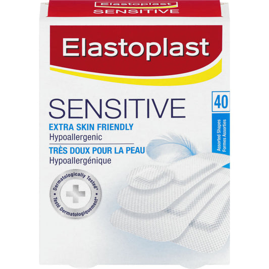 Sensitive Assorted Plaster Strips 40 Pack