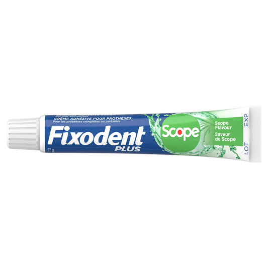 Fixodent Plus Scope Denture Adhesive Cream 57g