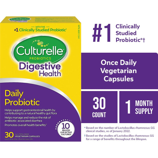 Digestive Health Probiotic, 30 Vegetarian Capsules