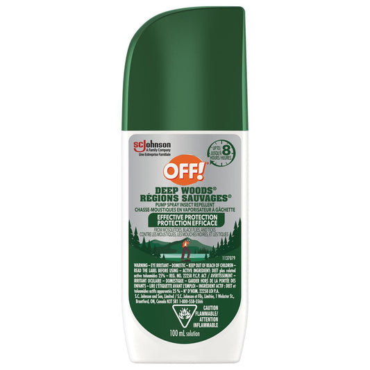 Deep Woods Insect Repellent Pump Spray 25% DEET 100ml