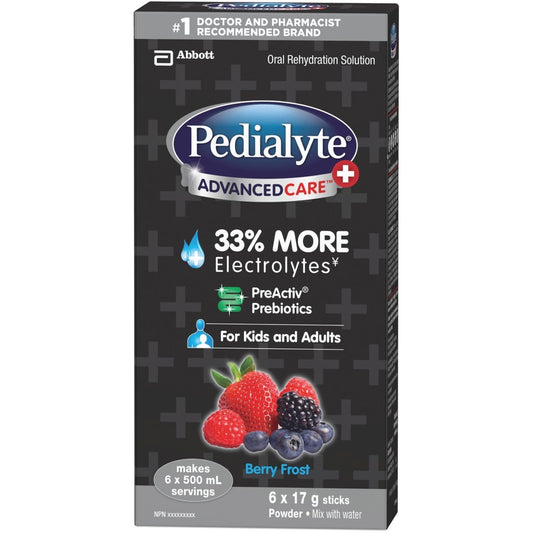 Electrolyte Powder Sticks Berry Frost 6-Pack