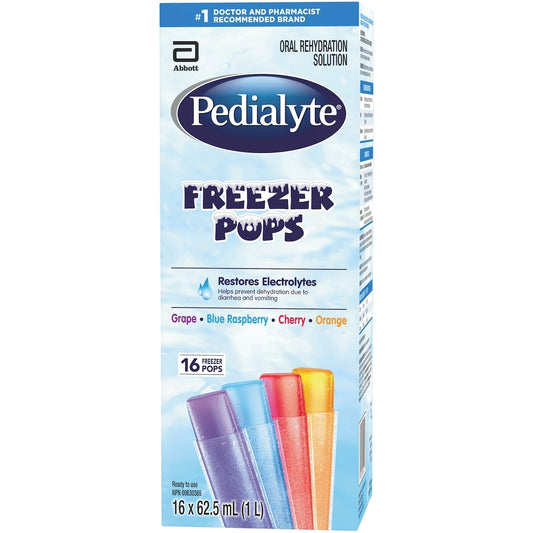 Electrolyte Freezer Pops Variety Pack, 16 Count