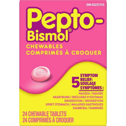 Digestive Relief Chewable Tablets, 24 Tablets