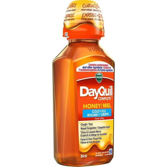 DayQuil Complete Honey Cough & Cold Liquid, 354ml