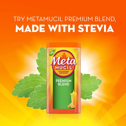 Metamucil Sugar-Free Orange Fibre Supplement 667g