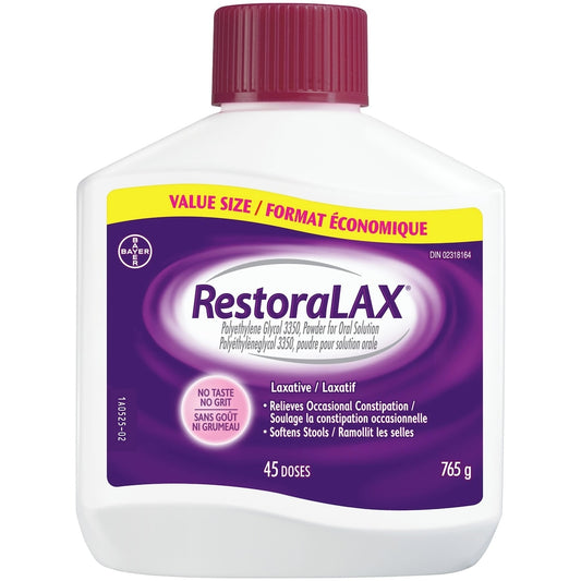 RestoraLAX Gentle Laxative Powder 765g, 45 Doses