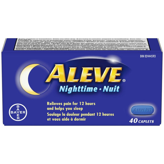 Aleve PM Nighttime Pain Relief Caplets 40 Count