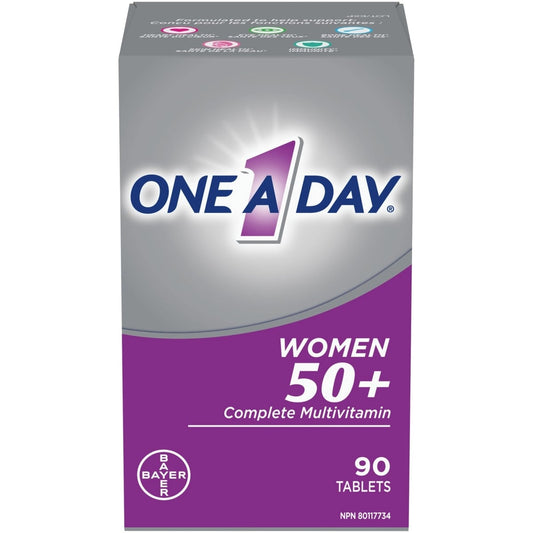 Women's 50+ Multivitamin Tablets, 90 Count