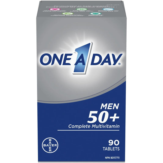 Men's 50+ Multivitamin Tablets, 90 Count