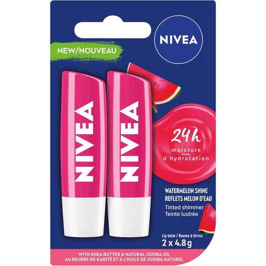 Watermelon Shine Lip Balm Duo 2 x 4.8g