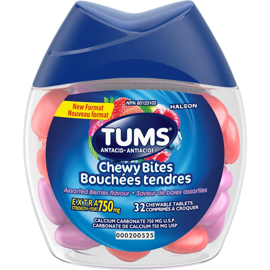 Berry Chewy Antacid Bites, 32 Count