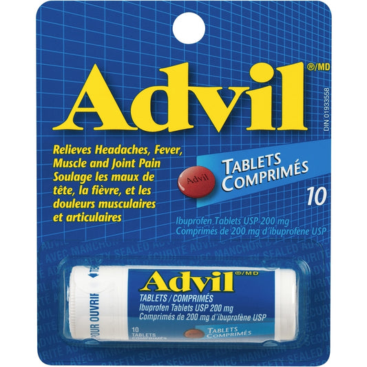 Advil 200mg Tablets Blister Pack - 10 Count