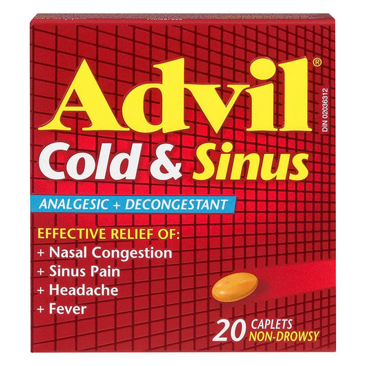 Advil Cold & Sinus Relief Caplets 20ct