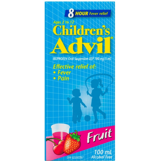 Children's Advil Fruit Flavour Oral Suspension 100mL