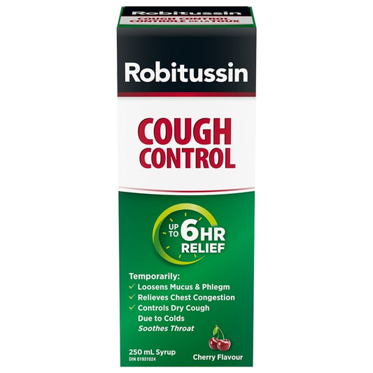 Robitussin DM Extra Strength Cough Syrup, 250mL
