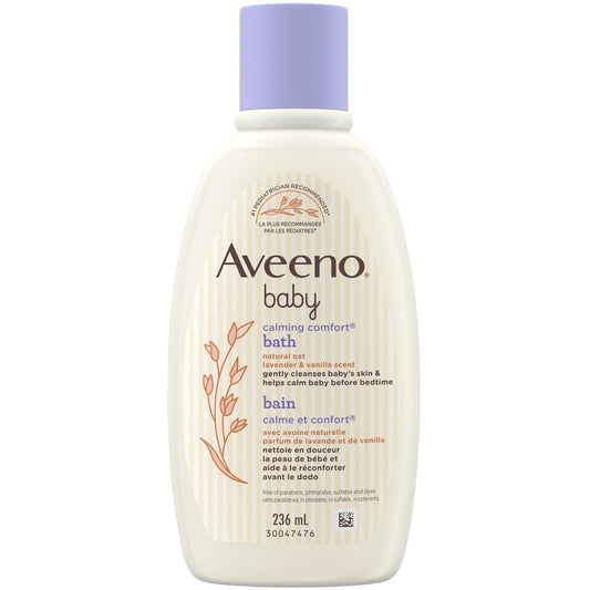 Baby Calming Bath Wash with Oat & Lavender 236ml