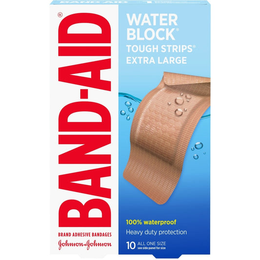 Waterproof Extra Large Adhesive Bandages 10-Pack