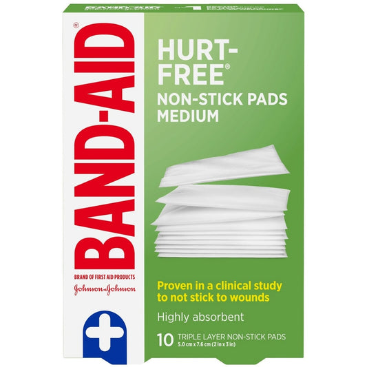 Non-Stick Wound Pads 5cm x 7.5cm, 10 Pack