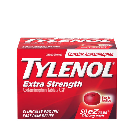 Tylenol Extra Strength EZ Tablets 50 Count