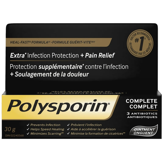 Polysporin Complete Antibiotic Ointment 30g